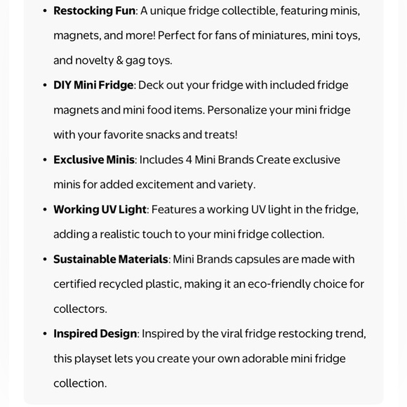 🌀ZURU MINI BRANDS FILL THE FRIDGE PLAYSET -  BRAND NEW - Picture 9 of 10